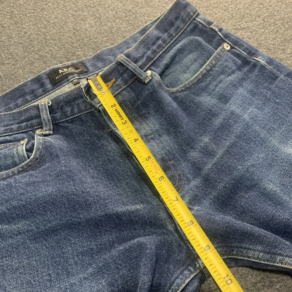 A.P.C. SELVEDGE Men's Jeans Standard Size 30x30 - Button Fly 100% COTTON